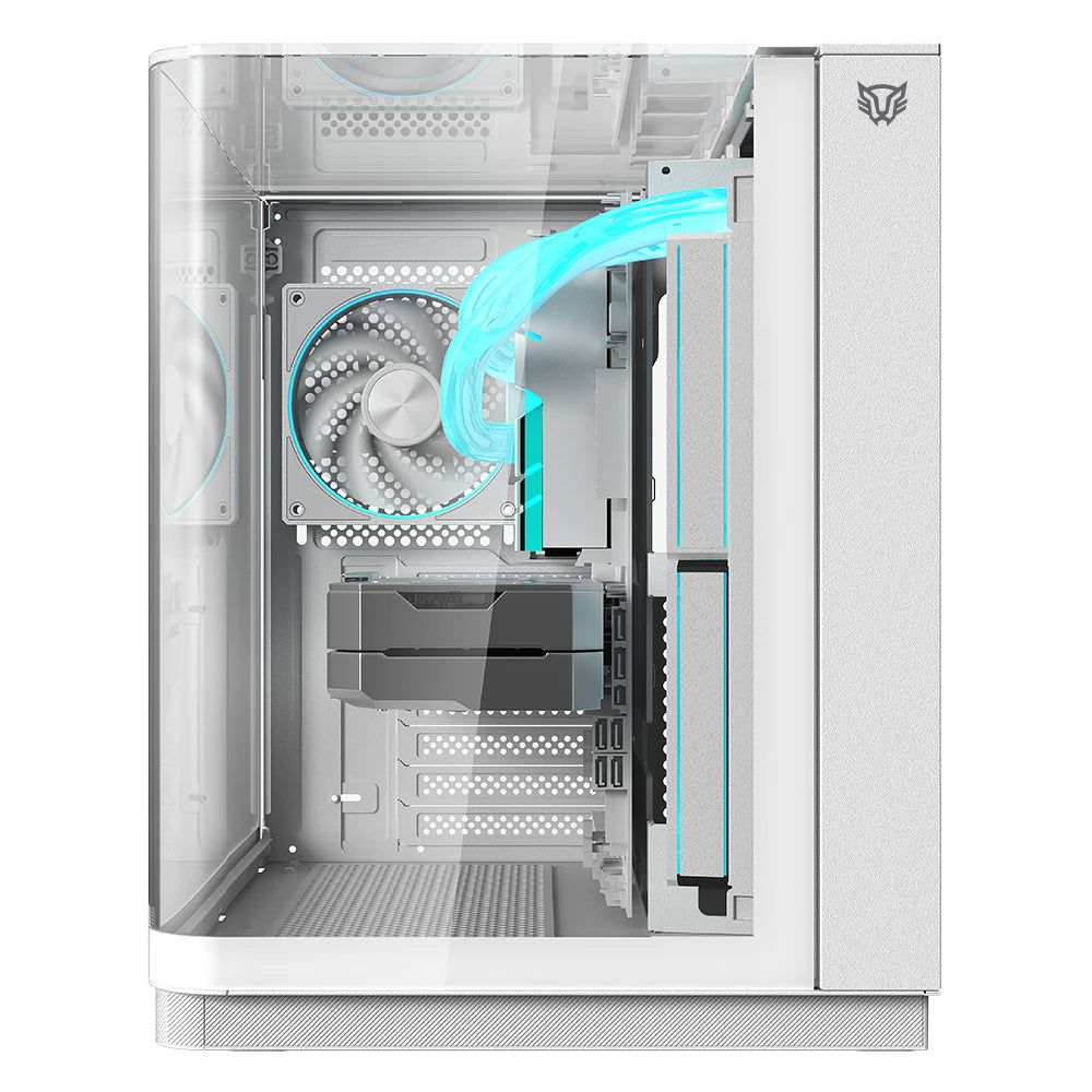 Balam Rush Tank Expert Curve 6800 Midi Tower Transparente, Blanco