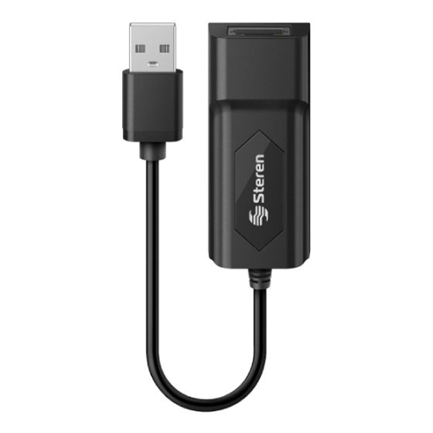 Steren 506-430 cambiadores de género de cables USB RJ-45 Negro | Cambiadores de género de cables