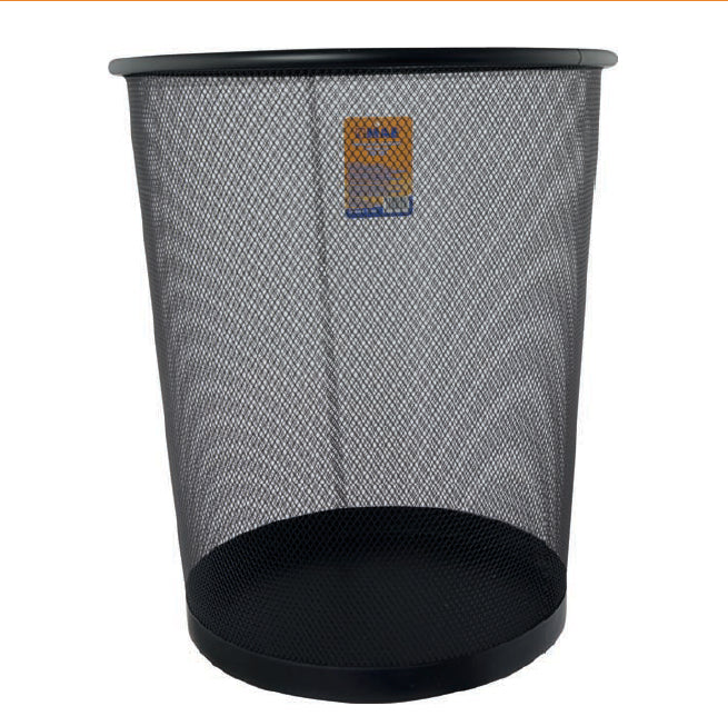 MAE BB-20 bote de basura Alrededor Metal Negro, 293 mm, 293 mm | Botes de basura