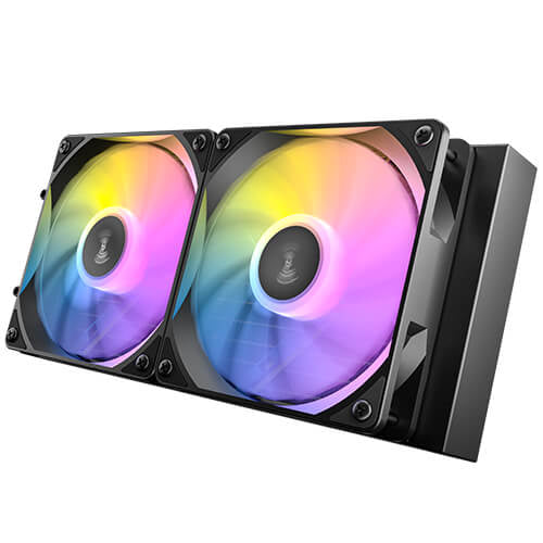 Antec Vortex Lum 240 ARGB Procesador Kit de enfriamiento líquido 12 cm Negro