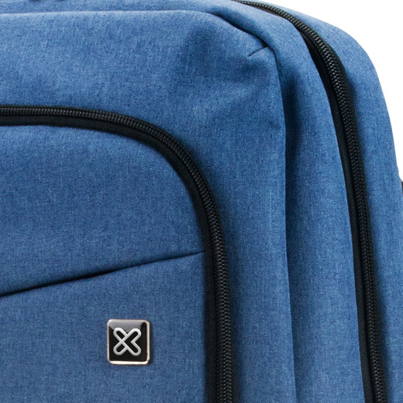 Klip Xtreme Indigo 39.6 cm (15.6") Mochila Azul, 690 g, KNB-416BL | Maletines para laptops