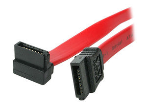 Cable Serial ATA StarTech M/M en Ángulo 60cm, 6Gbps, Conector de 7 Pines, Flexible