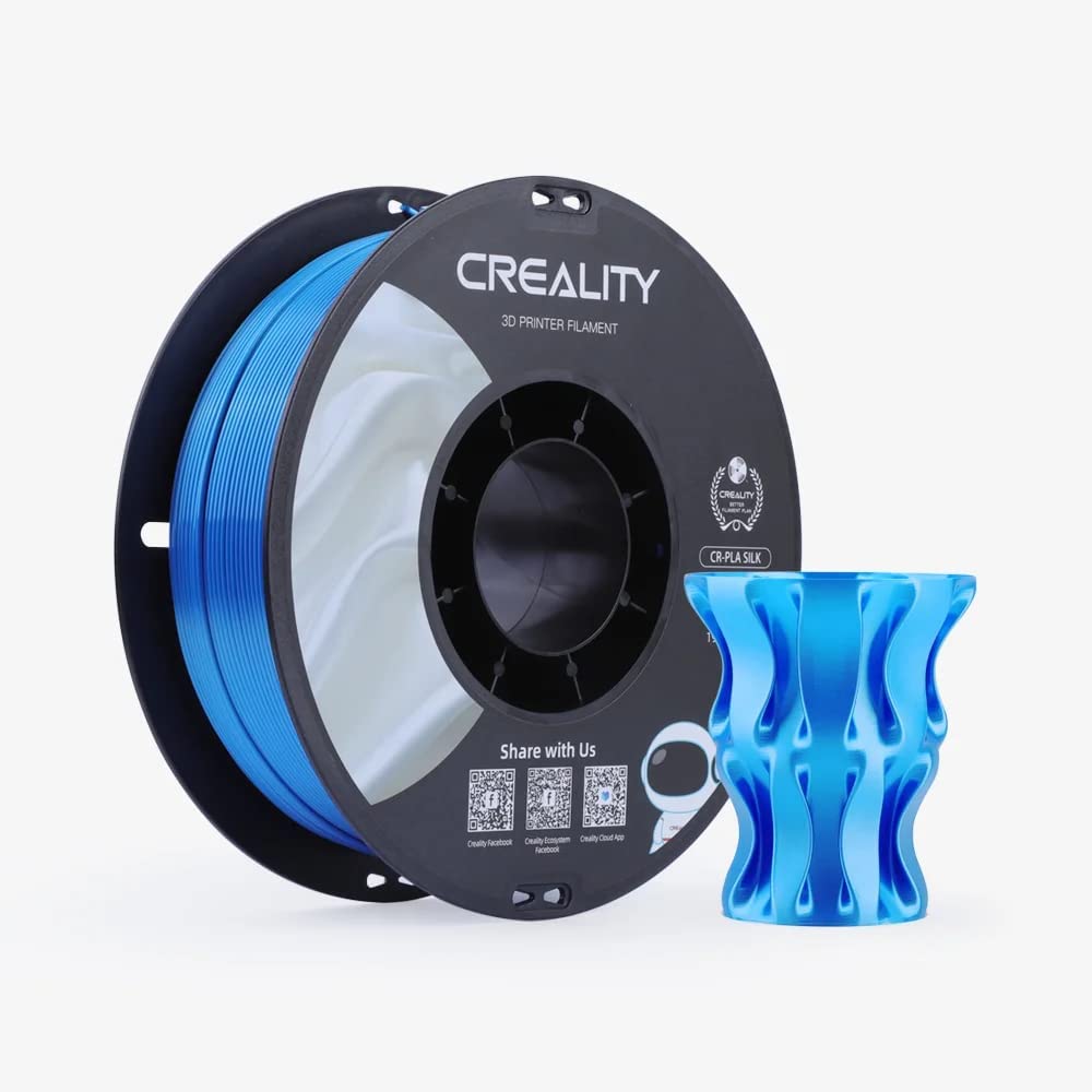 Filamento Creality Cr-Silk 1.75Mm 1Kg Color Azul FullOffice.com