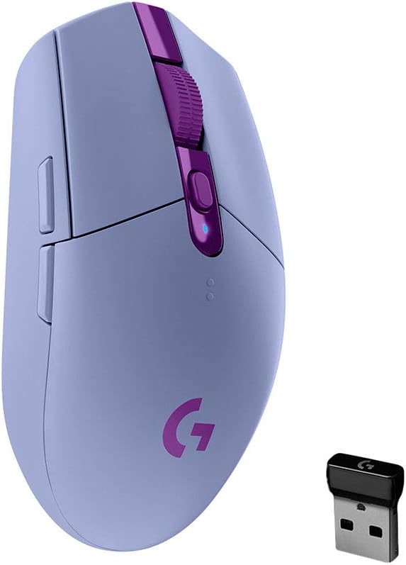 Mouse Lightspeed Gaming Logitech G305 Inalámbrico, Sensor Hero, 6 Botones, Lila - 910-006377 FullOffice.com