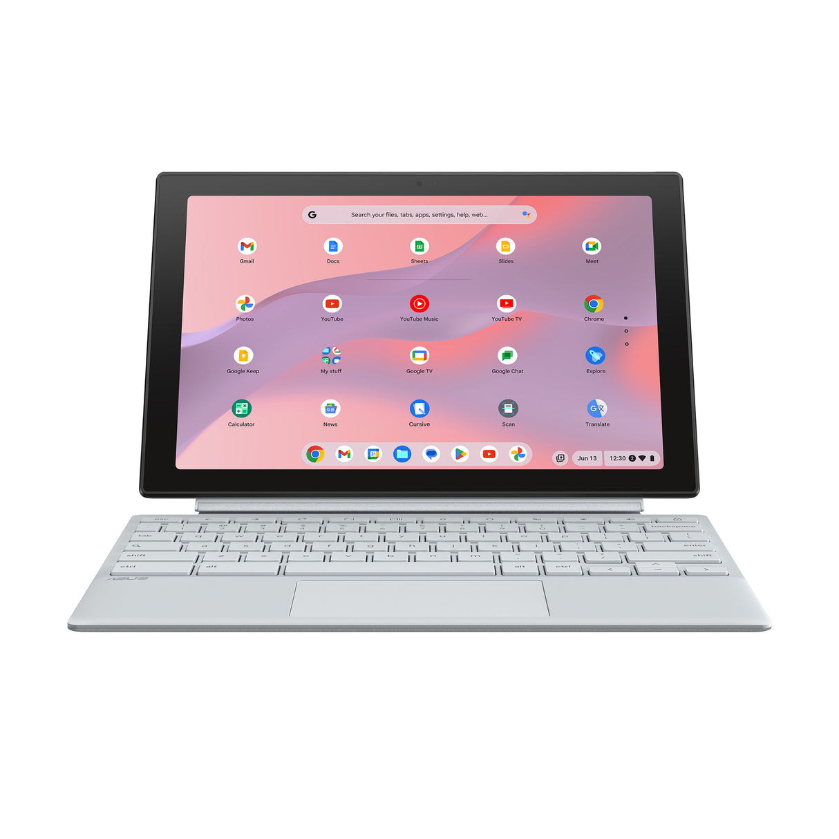 ASUS Chromebook CM3001DM2A-MT8G128M Laptop Fog Silver Chromebook Plata Convertible (extraíble)