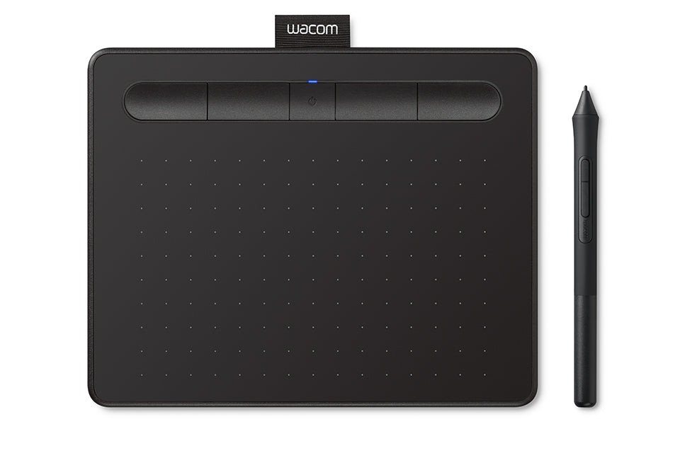 Wacom Intuos S Bluetooth tableta gráfica Negro 2540 lpi 152 x 95 mm USB/Bluetooth, Inalámbrico y alámbrico, Pluma