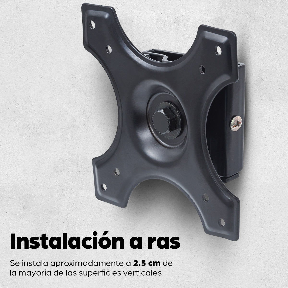 Manhattan Soporte para monitor, de pared, pantalla plana de 13" a 32" máximo 15 kg Monitor Negro