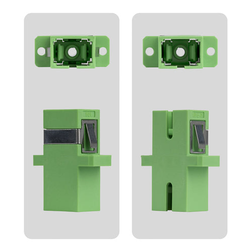 StarTech.com Paquete de 10 Acopladores de Fibra Óptica SC a SC Monomodo - Acoplador de Fibra Óptica OS2 Simplex Monomodo