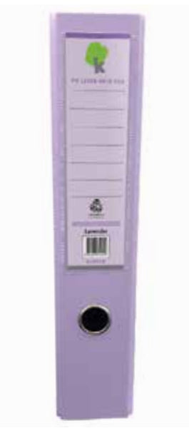 Techmakro KITCARP20LVP carpeta de cartón Carta Lavanda, Anillo D, Almacenamiento, Cloruro de polivinilo (PVC)
