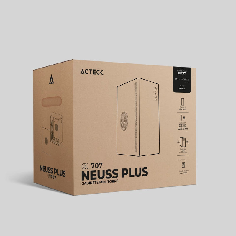 Acteck Neuss Plus GI707 Mini Tower Blanco 200 W