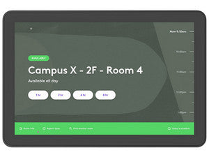 Programador Logitech Tap Scheduler para salas de reuniones, táctil, Wi-Fi, montaje en pared