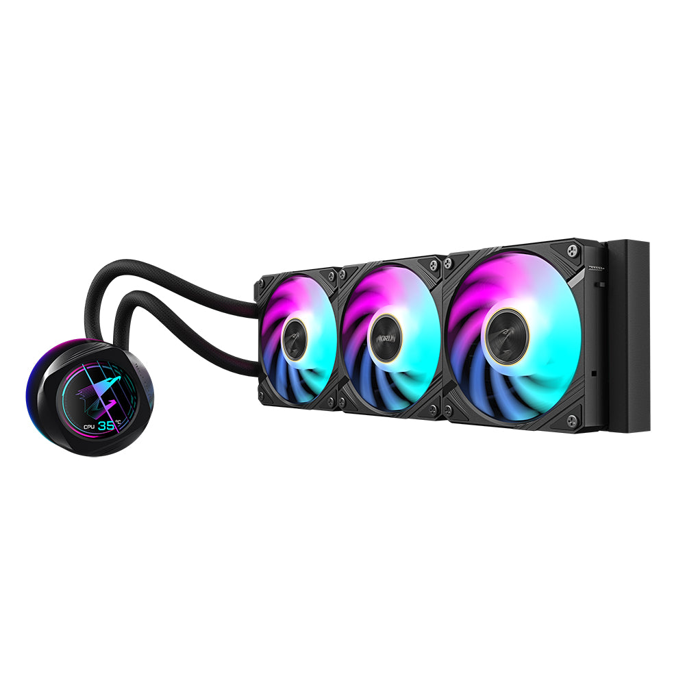 GIGABYTE AORUS WATERFORCE X II 360 Procesador Refrigerador de líquidos todo en uno 12 cm Negro