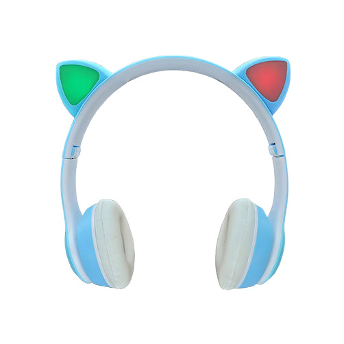 Highlink Cat Auriculares Inalámbrico Diadema Llamadas/Música Azul, Blanco
