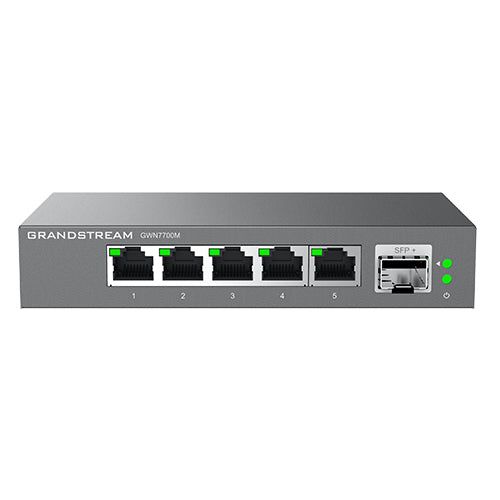 Grandstream Networks GWN7701PA dispositivo de redes No administrado Gigabit Ethernet (10/100/1000) Negro, Montaje en rac
