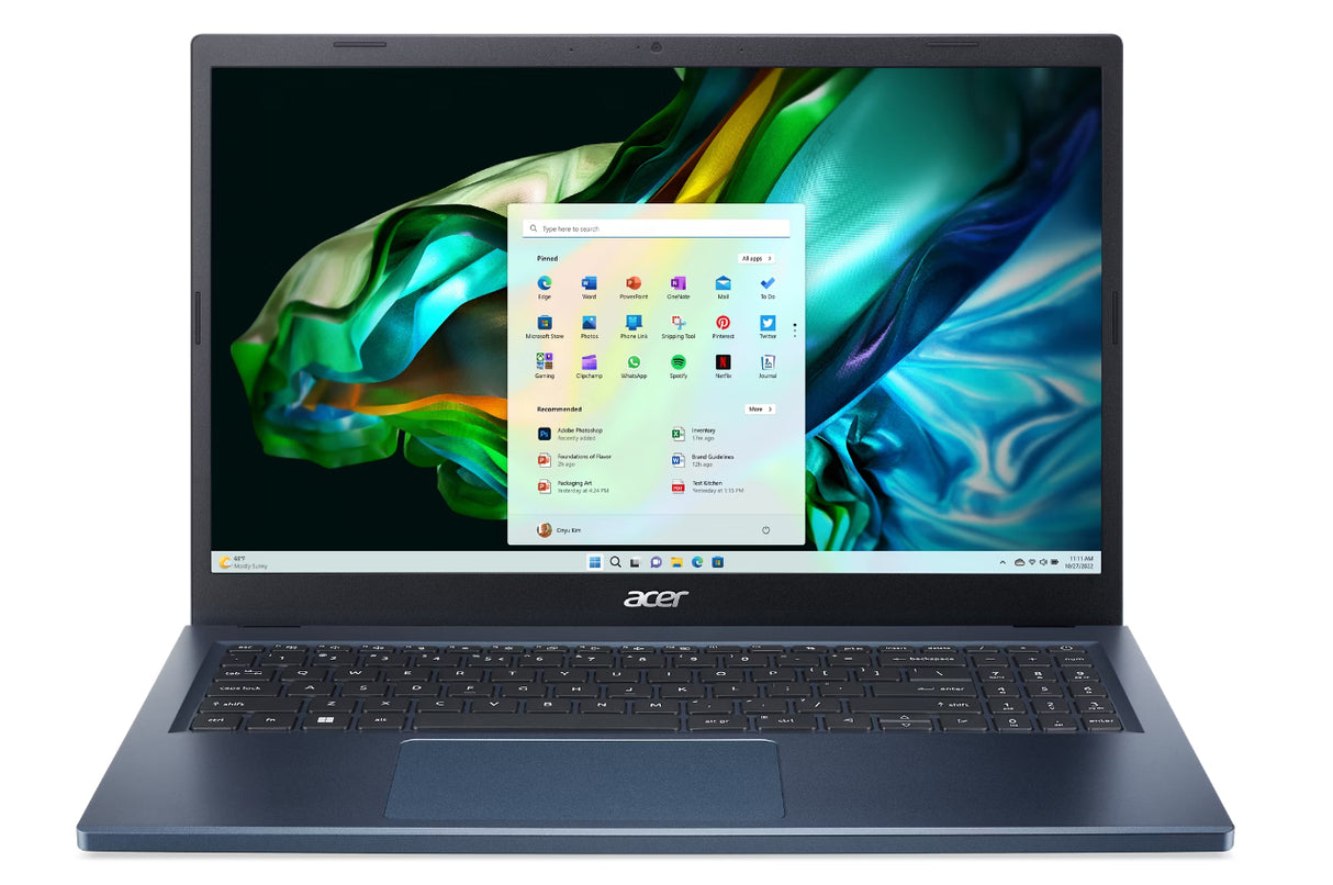Acer Aspire A315-24P-R8H5 Laptop Portátil Azul Concha 39,6 cm (15.6")