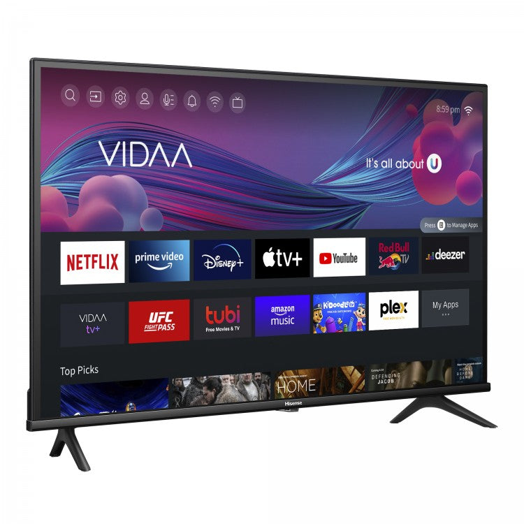Hisense 32A4KV Televisor 80 cm (31.5") 1366 x 768 Pixeles HD LED Smart TV Wifi Negro