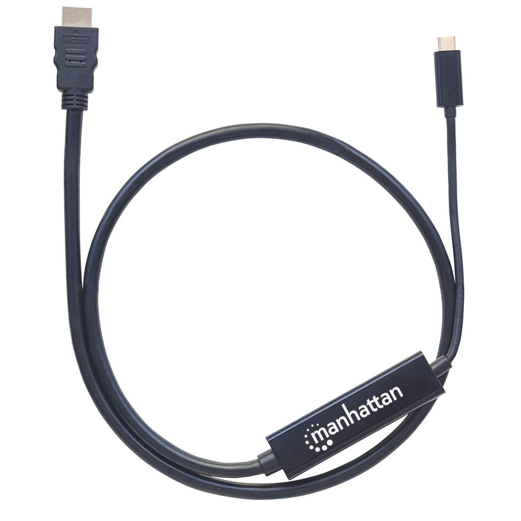 Manhattan Cable adaptador USB-C a HDMI Cable Derecho Derecho 1 m USB Tipo C