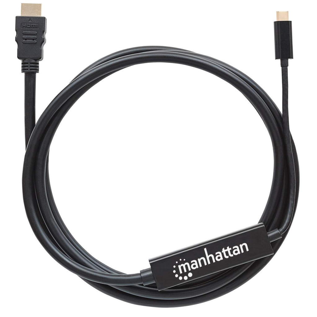 Manhattan Cable adaptador USB-C a HDMI Cable Derecho Derecho 2 m USB Tipo C