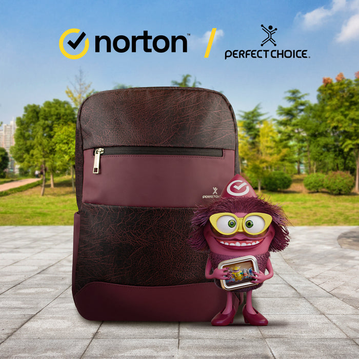 Perfect Choice PC-084174 maletín para laptop 43.2 cm (17") Mochila Rojo, 500 g