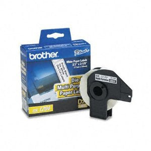 ETIQUETA BROTHER DK1204 BLANCA PAPEL PRECORTADO 2/3 IN 2/3 PULGA