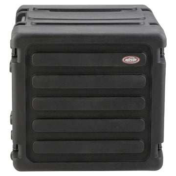 SKB 20" Deep 10U Roto Shockmount Rolling Rack caja para equipo Maletín con ruedas Negro