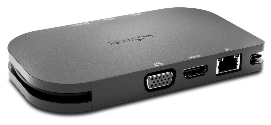 Kensington Replicador universal móvil USB-C SD1600P con carga de paso - 4K HDMI o HD VGA - Windows/Chrome/macOS Laptop USB 3.2 Gen 1 (3.1 Gen 1) Type-C 2 1 Si