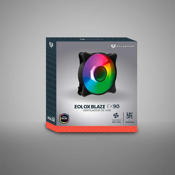 Balam Rush Eolox Blaze EX90 Gabinete de la computadora Enfriador de aire 12 cm Negro, 1200 RPM