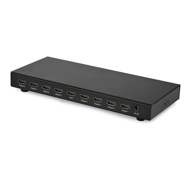 StarTech.com Divisor Splitter HDMI de 8 Puertos - 4K 60Hz con Audio 7.1 divisores de vídeo HDMI 8x HDMI 2.0 8