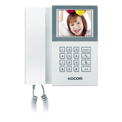 Kocom KAM-D340 sistema de intercomunicación de video Blanco