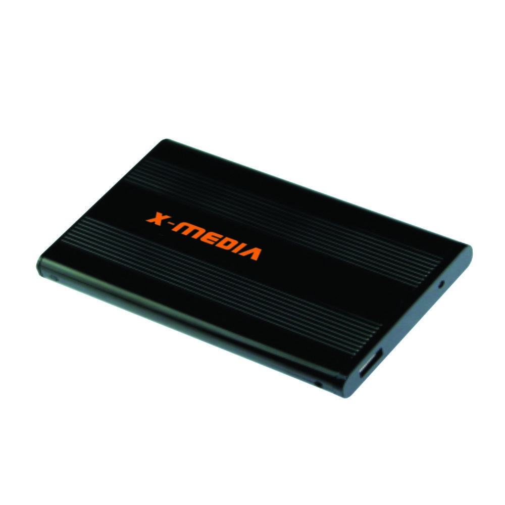 X-Media XM-EN2200-BK caja para disco duro externo Caja de disco duro (HDD) Negro 2.5", SATA, Conexión USB