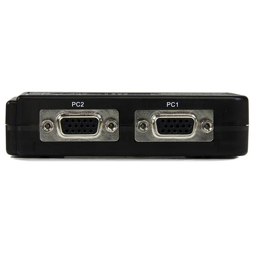 StarTech.com Juego de Conmutador KVM de 2 puertos con todo incluido - USB - Audio y Vídeo VGA Interruptores KVM 2 USB 2K