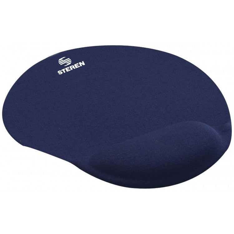 Steren COM-040 alfombrilla para ratón Azul, Monocromático, Tela, Gel | Alfombrillas para ratón