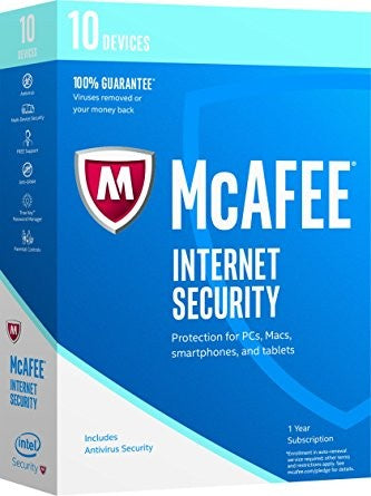 McAfee Internet Security Seguridad antivirus Español 1 Año(s), MIS00LNRXRP1