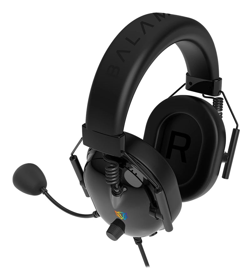 Balam Rush Aviator Level HA757 Auriculares Alámbrico Diadema Juego Negro, 20 - 20000 Hz, 332 g