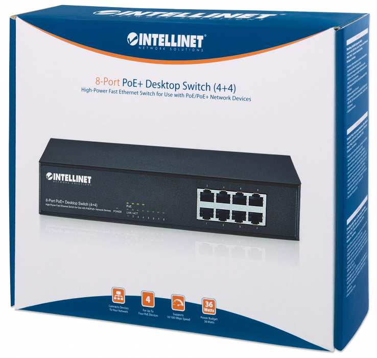 Manhattan Switch 8 Puertos Ethernet 10/100 Mbps 560747, Conexión Rápida