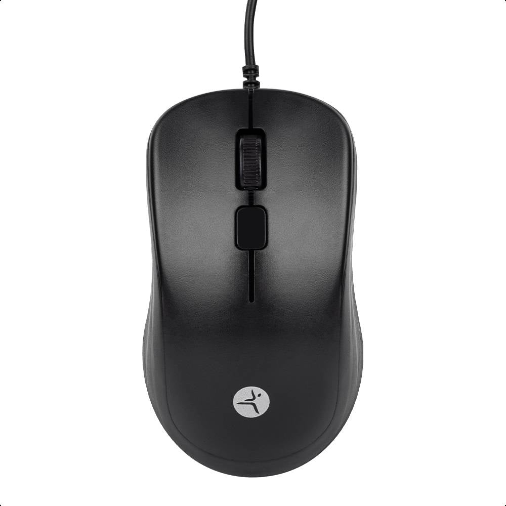 TechZone TZACMOA01 ratón Hogar Ambidiestro USB tipo A IR LED 1200 DPI, Negro