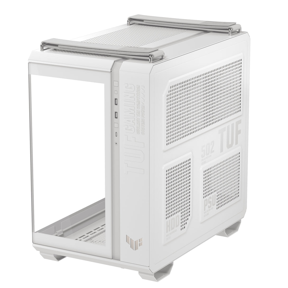ASUS TUF Gaming GT502 Horizon carcasas ordenador Midi Tower PC Blanco ATX, micro ATX, Mini-ITX
