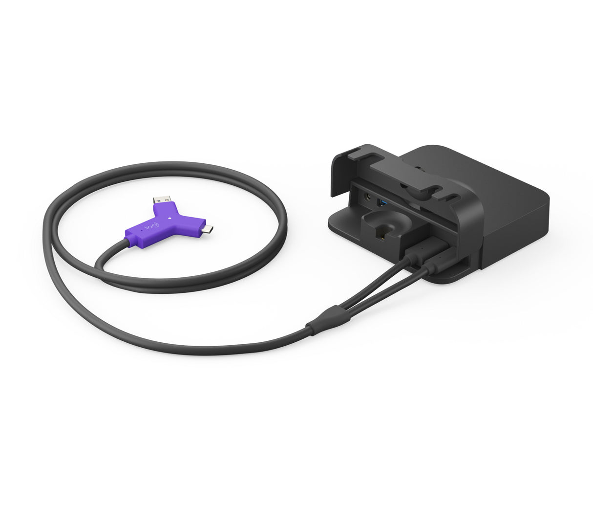 Logitech Swytch sistemas de video conferencia Grafito 2.0 Micro-USB B, USB tipo A, USB Tipo C 3