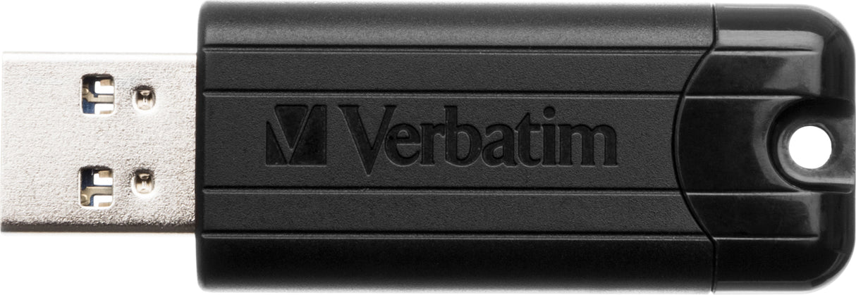 Verbatim PinStripe 3.0 - Unidad USB 3.0 de 32 GB - Negro Memoria Flash 32 GB USB tipo A 3.2 Gen 1 (3.1 Gen 1) Si