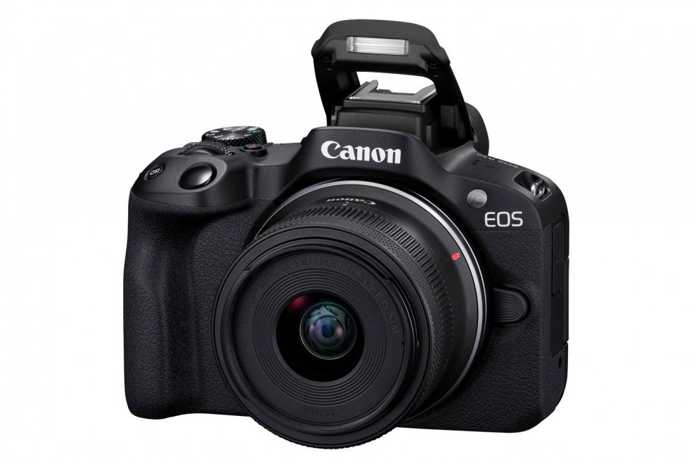 Canon Cámara Digital Mirrorless EOS R50 RF-S 18-45mm F4.5-6.3 IS STM, 24.1 MP, WiFi