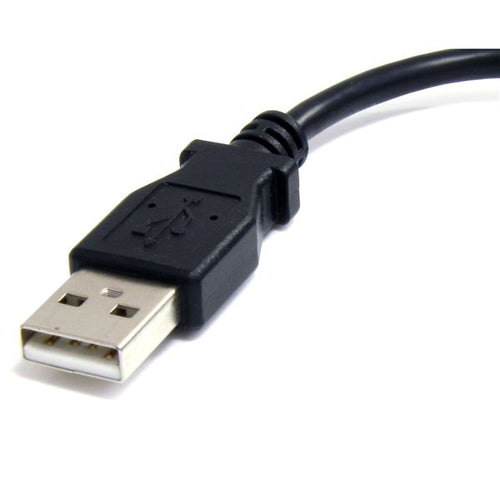 StarTech.com Cable Adaptador de 15cm USB A Macho a Micro USB B Macho para Teléfono Móvil Carga y Datos - Negro Cables US