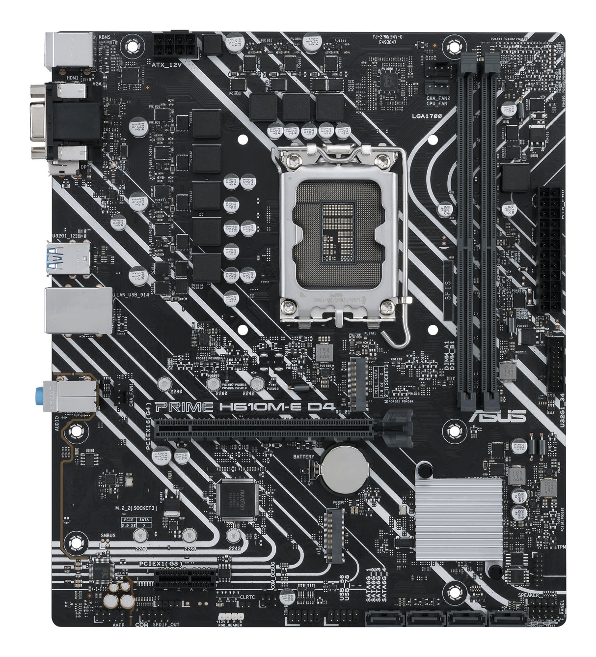 ASUS PRIME H610M-E D4 placas base Intel LGA 1700 1 DDR4-SDRAM