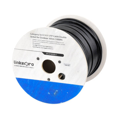 LinkedPRO EP-CAT-5E-V2-EXT cable de red Negro 305 m Cat5e