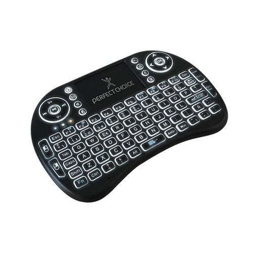 Perfect Choice PC-201007 teclado para dispositivos móviles Negro, Touchpad, Cualquier marca, Inalámbrico