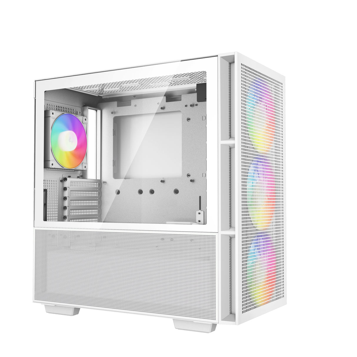 DeepCool CH560 WH carcasas ordenador ABS, Acero, Vidrio templado Midi Tower PC Blanco