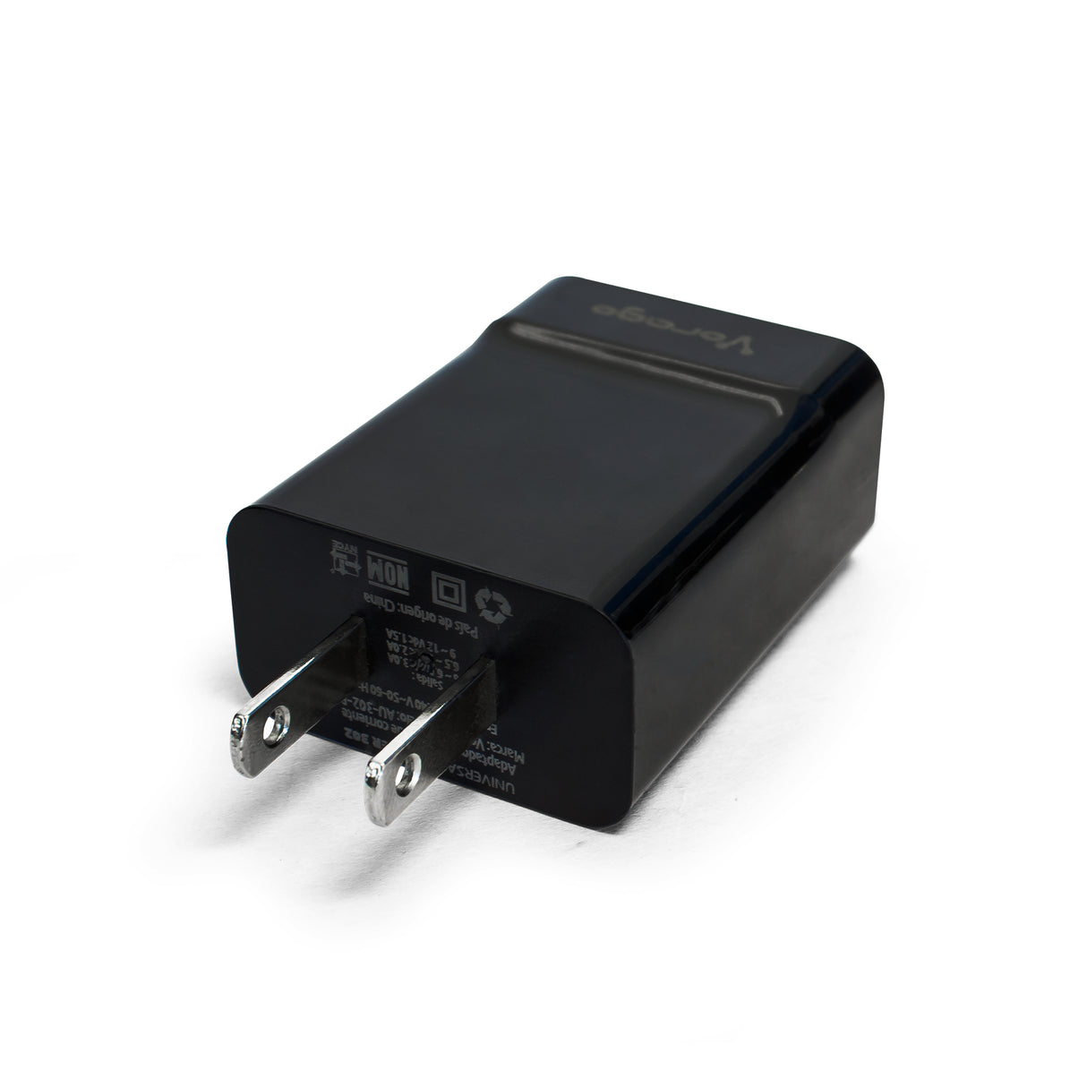 Vorago AU-302-BK adaptador e inversor de corriente Universal Negro, 100 - 240 V