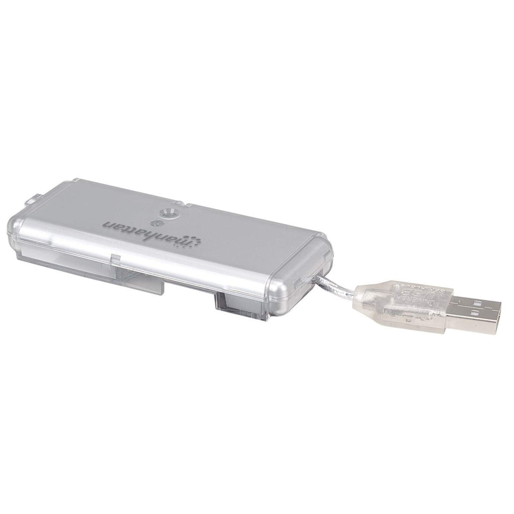 Manhattan Hub de Bolsillo USB de Alta Velocidad 2.0 hubs de interfaz USB 2.0 USB 2.0 4 4
