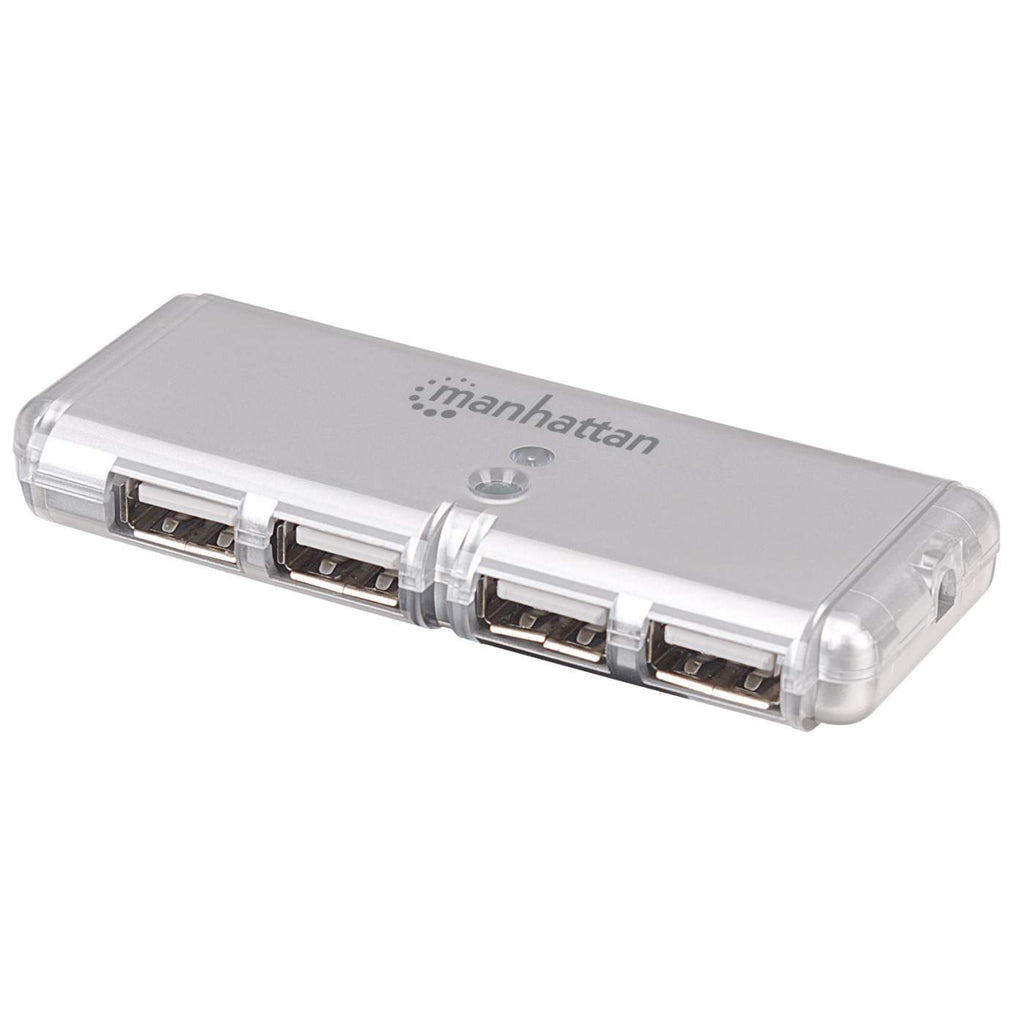 Manhattan Hub de Bolsillo USB de Alta Velocidad 2.0 hubs de interfaz USB 2.0 USB 2.0 4 4