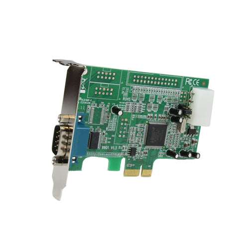 StarTech.com Tarjeta PCI Express Adaptadora Serie RS232 DB9 de 1 Puerto UART16550 - Tarjeta PCIe Controladora de Host Se