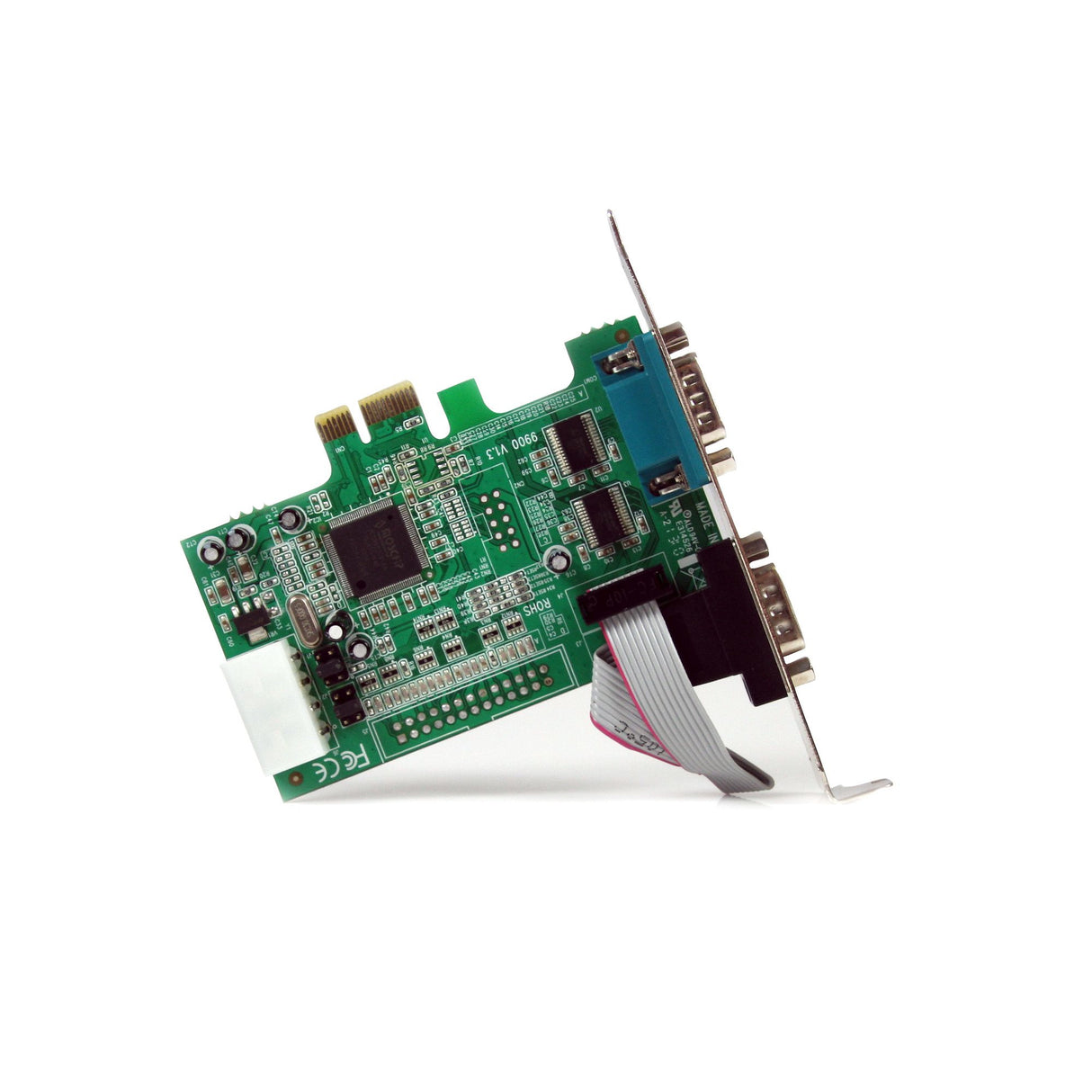 StarTech.com Tarjeta PCI Express Adaptadora Serie RS232 DB9 de 2 Puertos UART16550 - Tarjeta PCIe Controladora de Host Serial RS232 - Reemplazada por PEX2S953 tarjetas y adaptadores de interfaz PCIe De serie PCIe 1.0 2